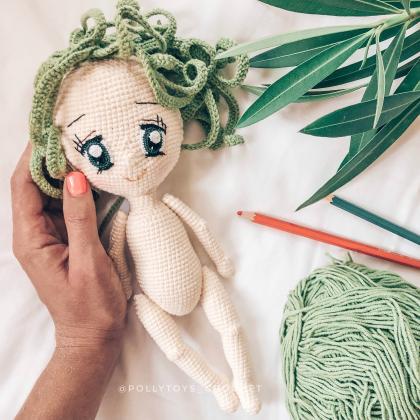 Crochet Doll Amigurumi Crochet Toy Amigurumi Doll..