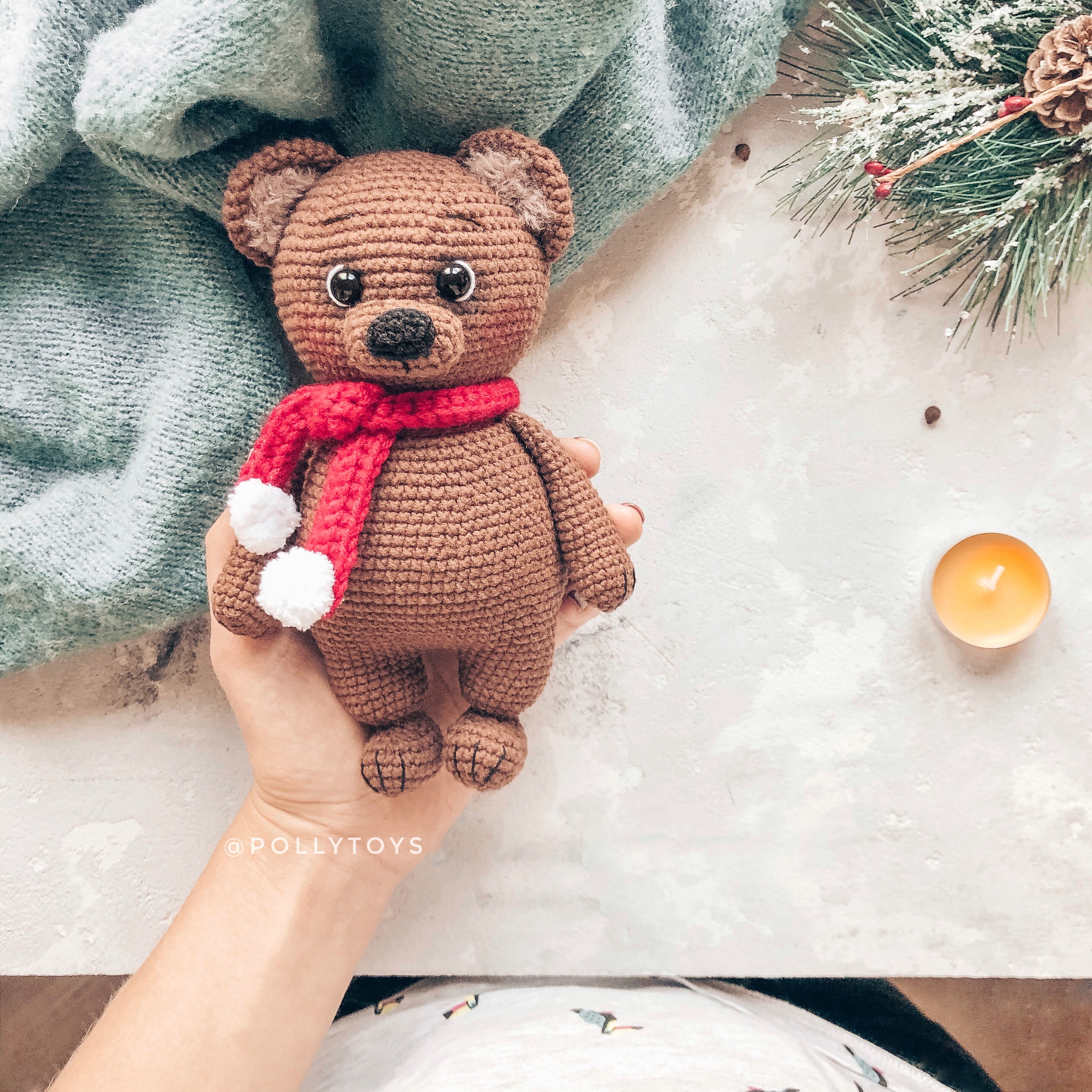 Crochet Pattern Bear Amigurumi Crochet Toy Amigurumi Bear Amigurumi Toy